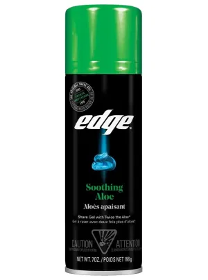 Edge Shave Gel Soothing Aloe 7 oz (Pack of 12)