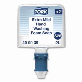 Essity 400039 Mild Foam Soap S26, Unscented, 2 L Bottle, 2/pack