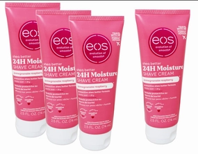 Evolution- of- Smooth Shave Cream Pomegranate Raspberry, 2.5 oz for Women (4 Pack)