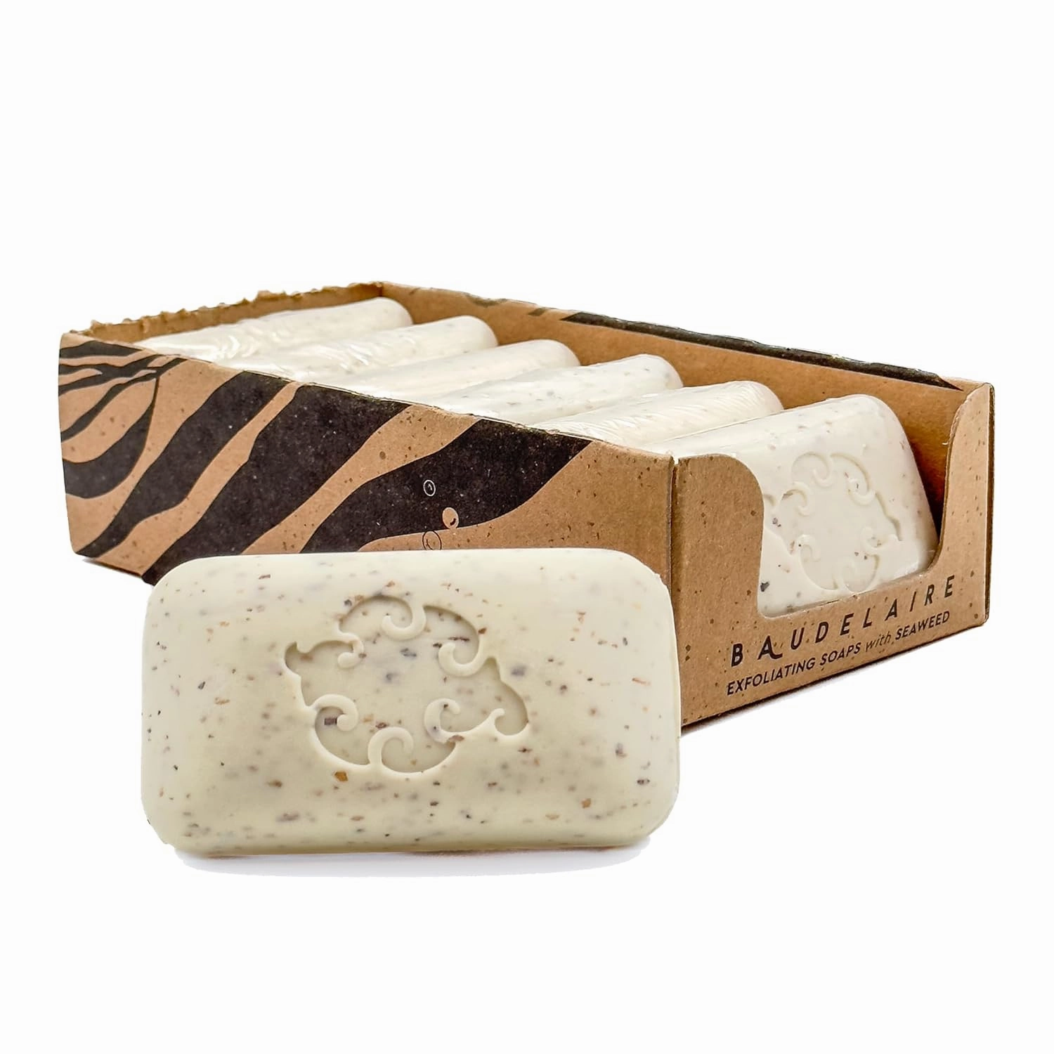 Exfoliating Mint Loofa Soap - Natural Fragrance - Hydrating & Moisturizing Triple-Milled Luxury, 5 oz (Pack of 6)