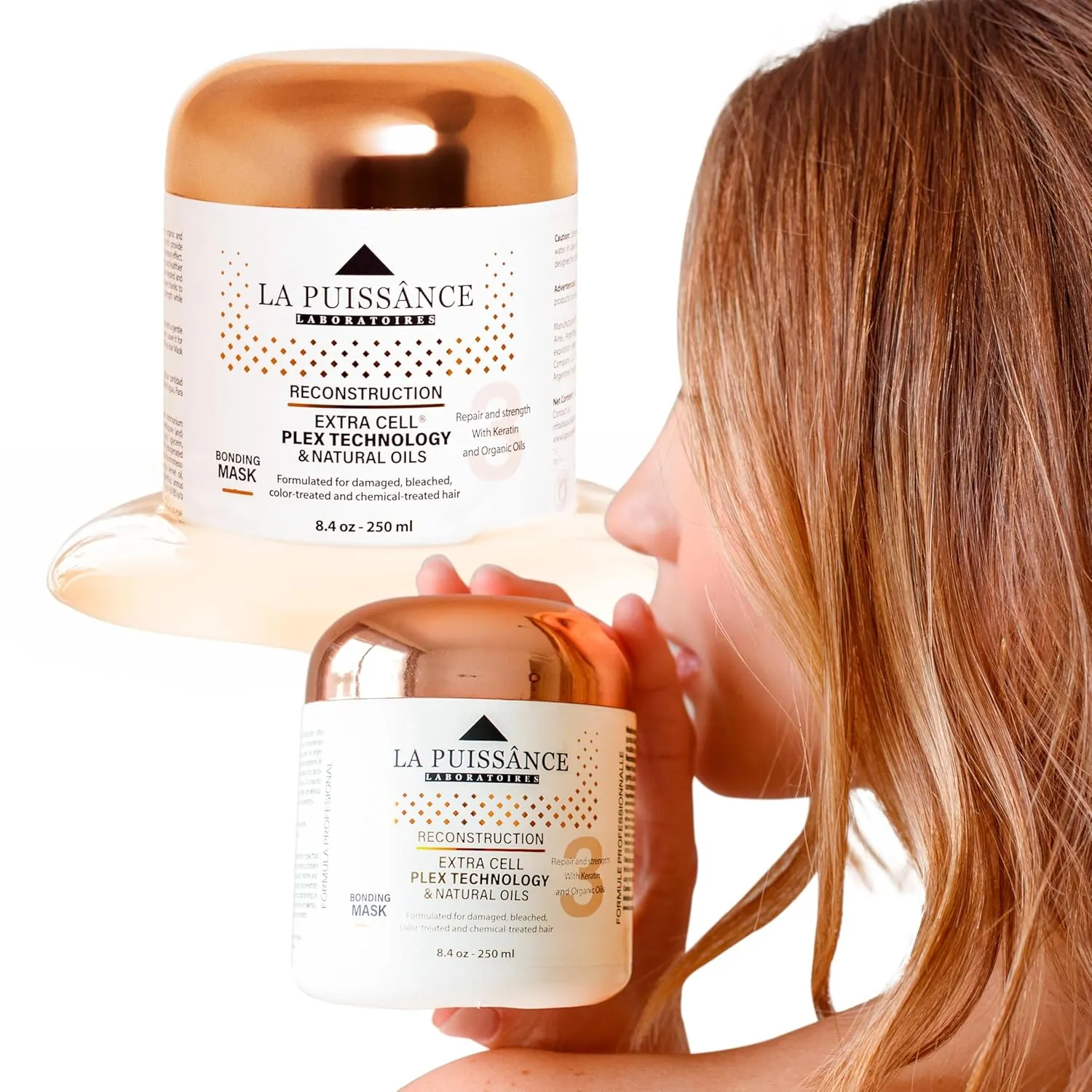 Extra Cell Plex Deep Conditioning Hair Mask Step 3 - Moisturizing Repair Treatment for Damaged Hair - Ideal for Color-Treated, Bleached & Chemically-Treated Hair for Home and Salon Use