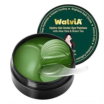 Eye Serum Patch Anti-Aging Under Eye Mask for Removing Dark Circles, Repair Fine Lines Puffiness & Wrinkles(60 Pcs) (Medium, Aloe vera)