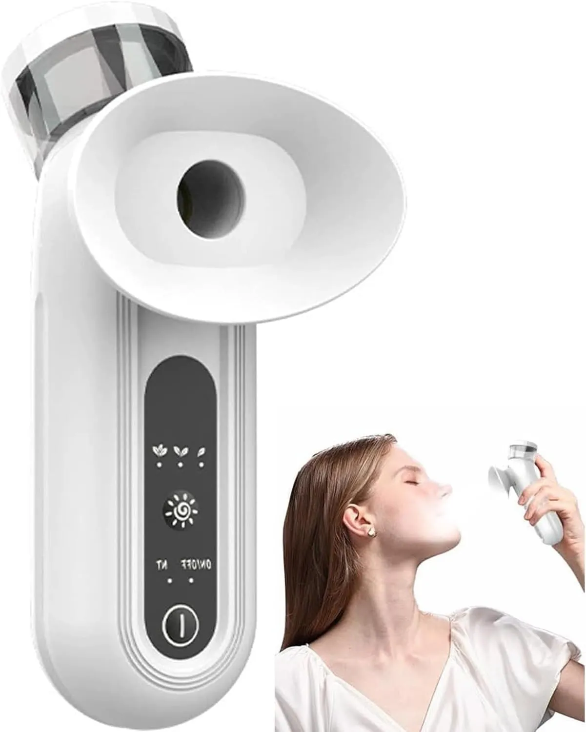 Eye Steamer for Dry Eyes, Nano Eye Mist Steam Sprayer, 38-42 ℃ Constant Temperature, Eye Moisturizing Soothing Device, for Relief Dry Eye