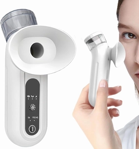 Eye Steamer for Dry Eyes, Steam Sprayer with Cold & Hot Compress Modes, Steam Therapy Wand, Relief Dry Eyes, for Moisturizing & Soothing, Use Anytime, Anywhere