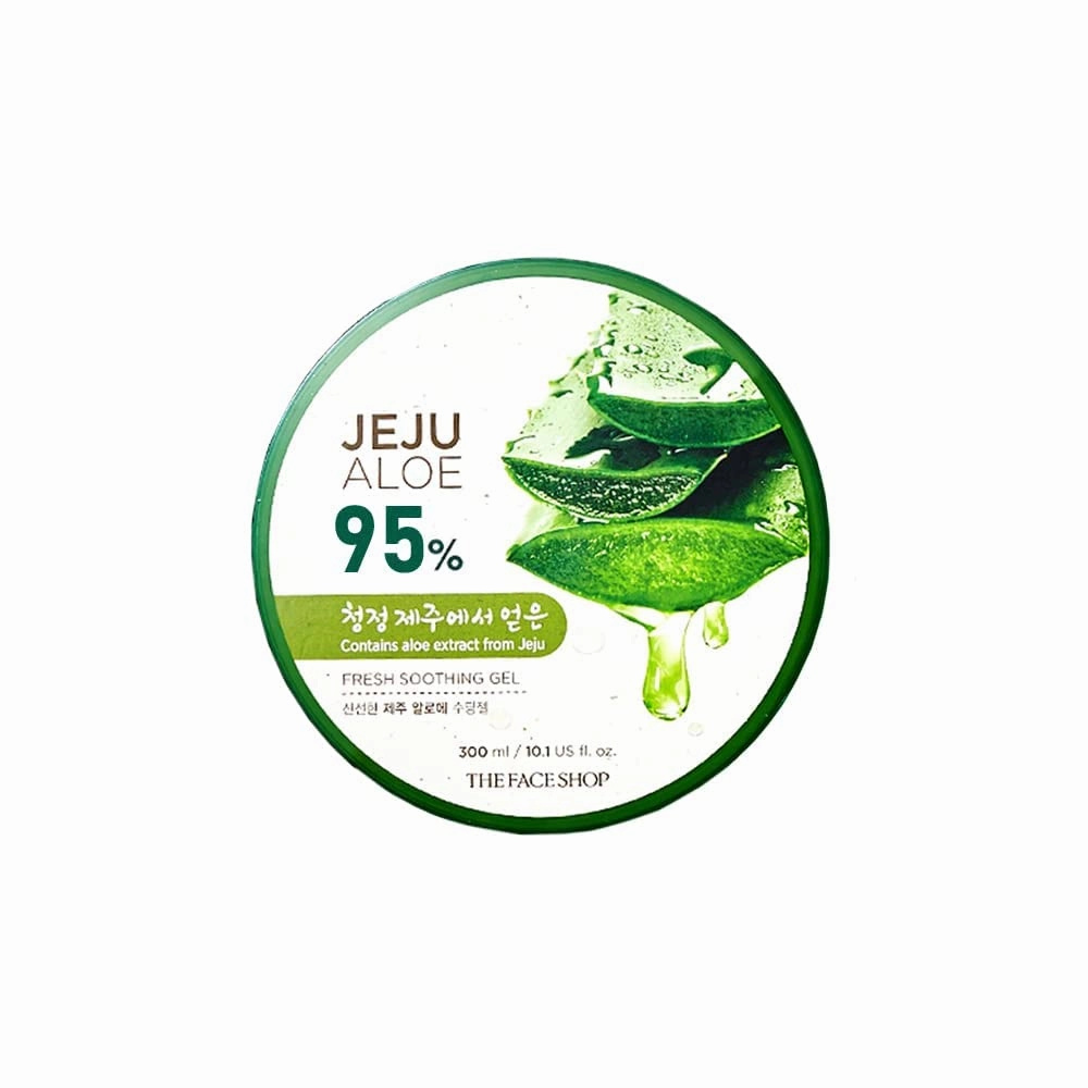 Facee Shop Non-Sticky Transparent 3 in 1 Aloe Fresh Soothing gel for Skin, Body and Hair | Pure Aloe Vera & Vitamin E for Skin and Hair | Skin care products, 300ml