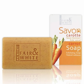 FAIR & WHITE Original Exfoliating Soap - Repairing & Nourishing, 200g / 7oz with Carrot Oil