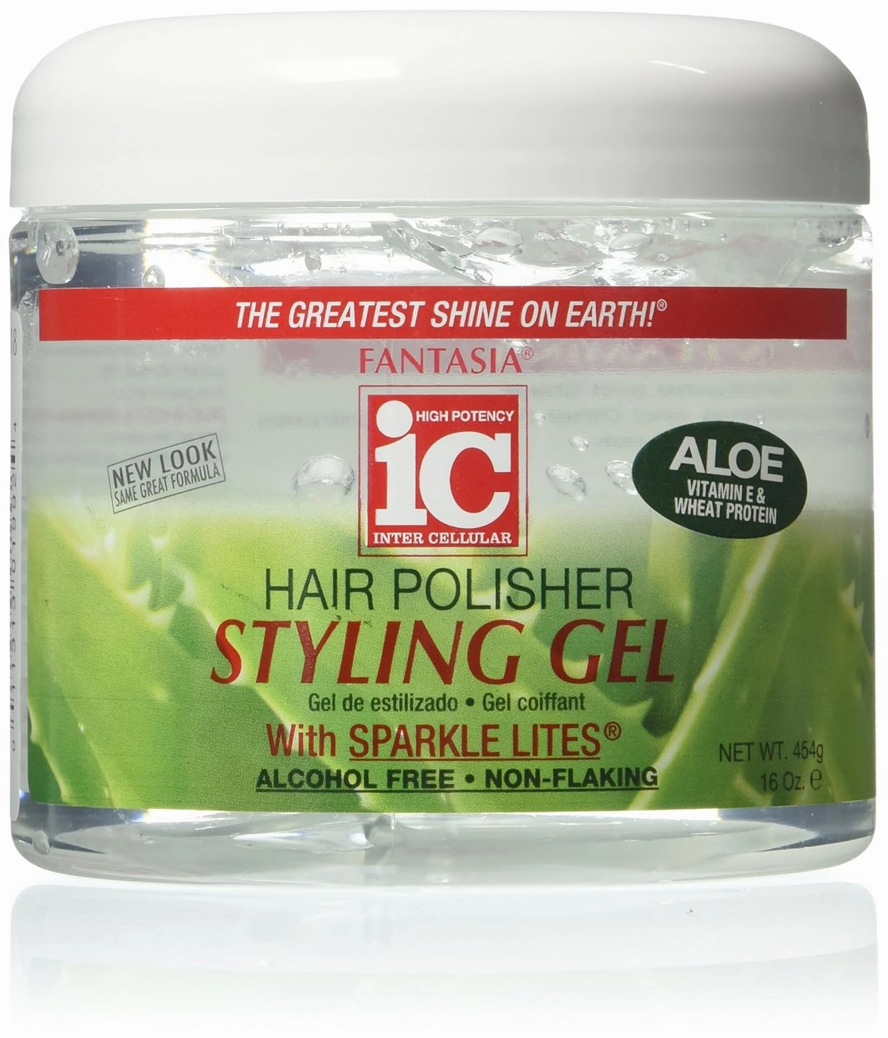 Fantasia Gel 16 Ounce Aloe (Clear) (473ml) (2 Pack)
