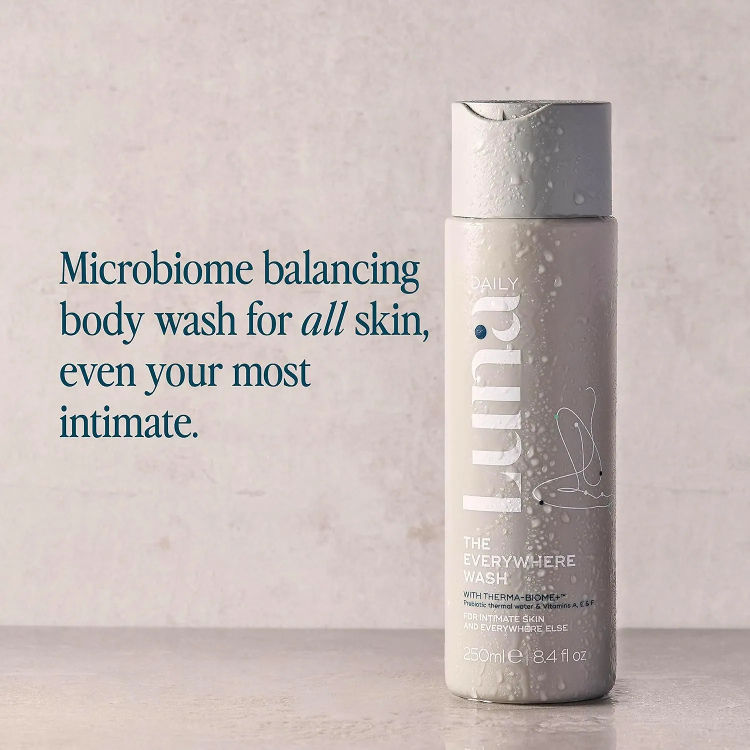 Feminine Wash, Fresh Jasmine & Ylang Ylang Scent | pH-Balanced Body Wash for Women | Moisturizing Aloe Vera & Prebiotics | Sensitive Daily Cleanser & Pregnancy-Safe, 250ml