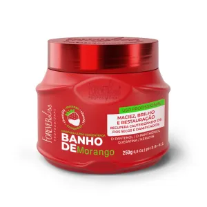 Forever Liss Banho de Verniz Strawberry D Pantenol Hair Recoverying Mask 8,5oz 250gr