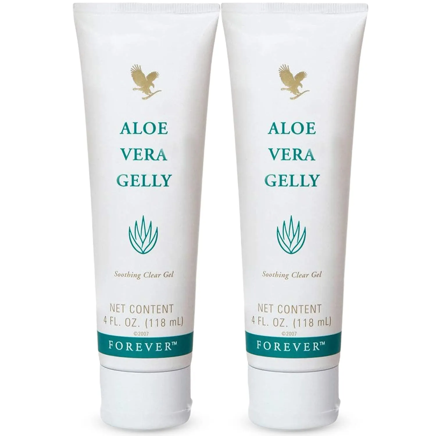 Forever Living - Aloe Vera Gelly - Pure Aloe for Ultimate Skin Comfort - Moisturizing, Conditioning, and Soothing Gel - Vegan - 4 fl oz (Pack of 2)
