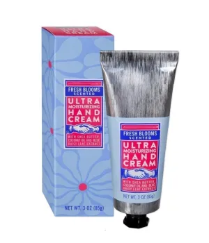 Fresh Blooms Scented Luxurious Ultra Moisturizing Hand Cream with Shea Butter, Coconut Oil & Vitamin E 3oz/85g – Pack of 1
