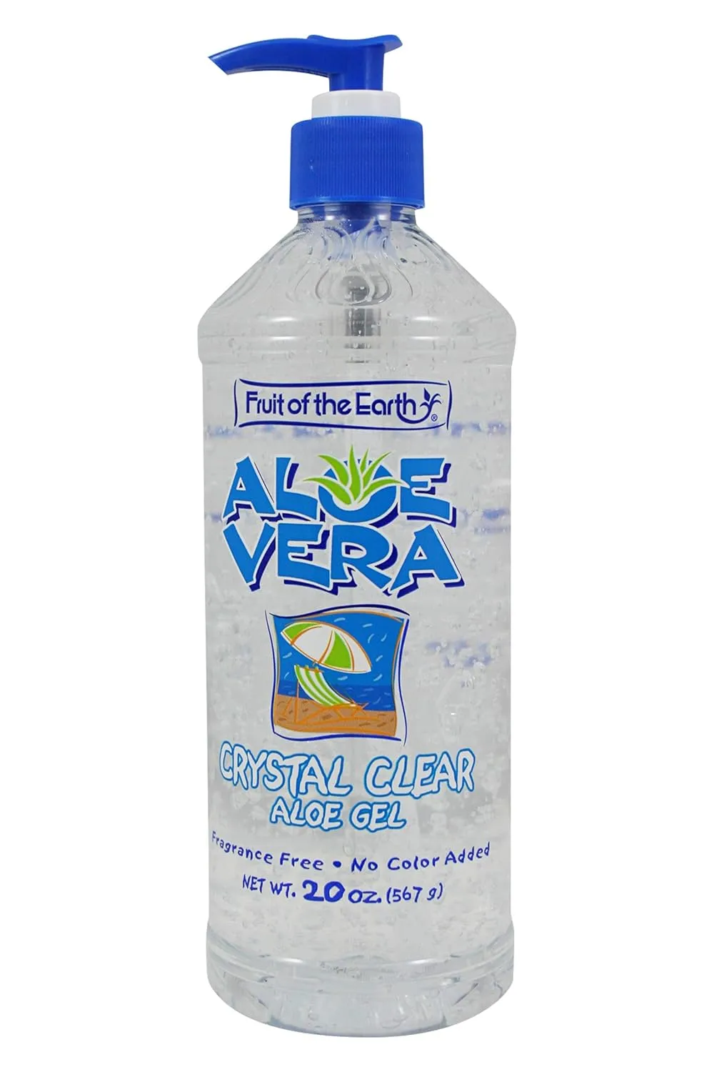 Fruit Of The Earth Fruit Of The Earth Aloe Vera Crystal Clear Gel, 20 oz (Pack of 5)