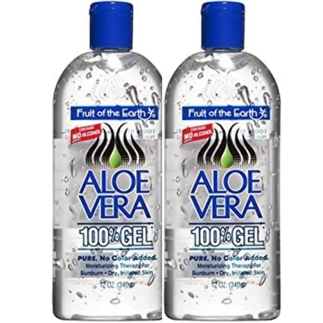FRUIT O/T EARTH ALOE VERA GEL 12 OZ(Pack of 2)