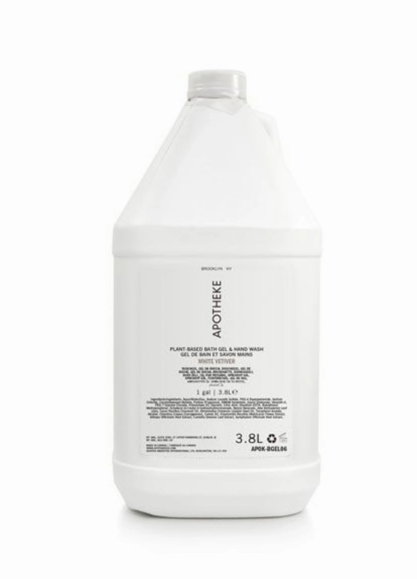 Fuzzion Apothekae Canvas Plant Based Body Wash Shower Gel - 1 Gallon