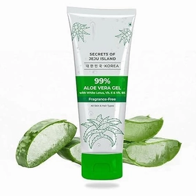 Gel 200ml with Vitamin E & Vitamin B5 for Face & Hair | Hydrates & Soothes Skin | Conditions & Softens Hair | Free from Parabens, Sulphates,