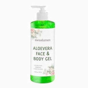 Gel For Face & Body With Pure Aloe Vera Enriched With Vitamin E & Allantoin For Skin and Face - For Women Men (200 ml)