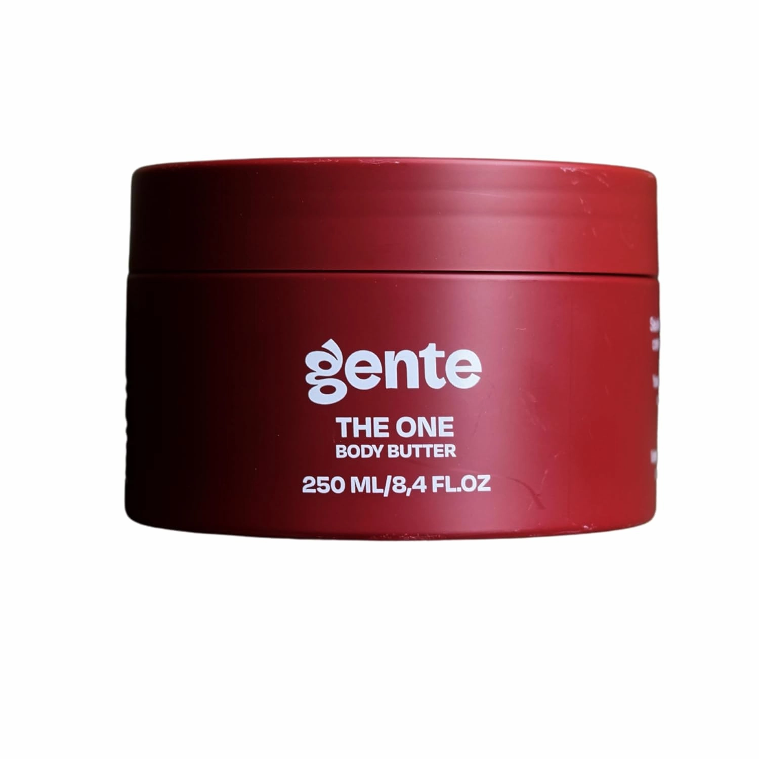 Gente Beauty The One Body Butter Intense Moisturizer with Cupuaçu, Hyaluronic Acid & Pracaxi Oil for Deep Hydration & Smooth Skin– 8.4 fl oz