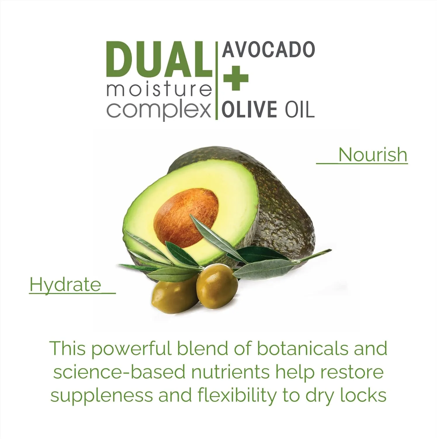 GIOVANNI Ultra-Moist Deep, Deep Moisture Hair Mask - Avocado & Olive Oil, Creamy Hydration Formula, Enriched with Aloe Vera, Shea Butter, Botanical Extracts, No Parabens, Color Safe - 5 oz