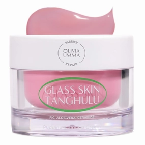 Glass Skin Tanghulu Fig Pudding Calming Cream - Korean Skin Care Moisturizer Face Cream for Skin Barrier Repair & Hydration - Soothing korean moisturizer with Aloe Vera   Ceramide - 50g