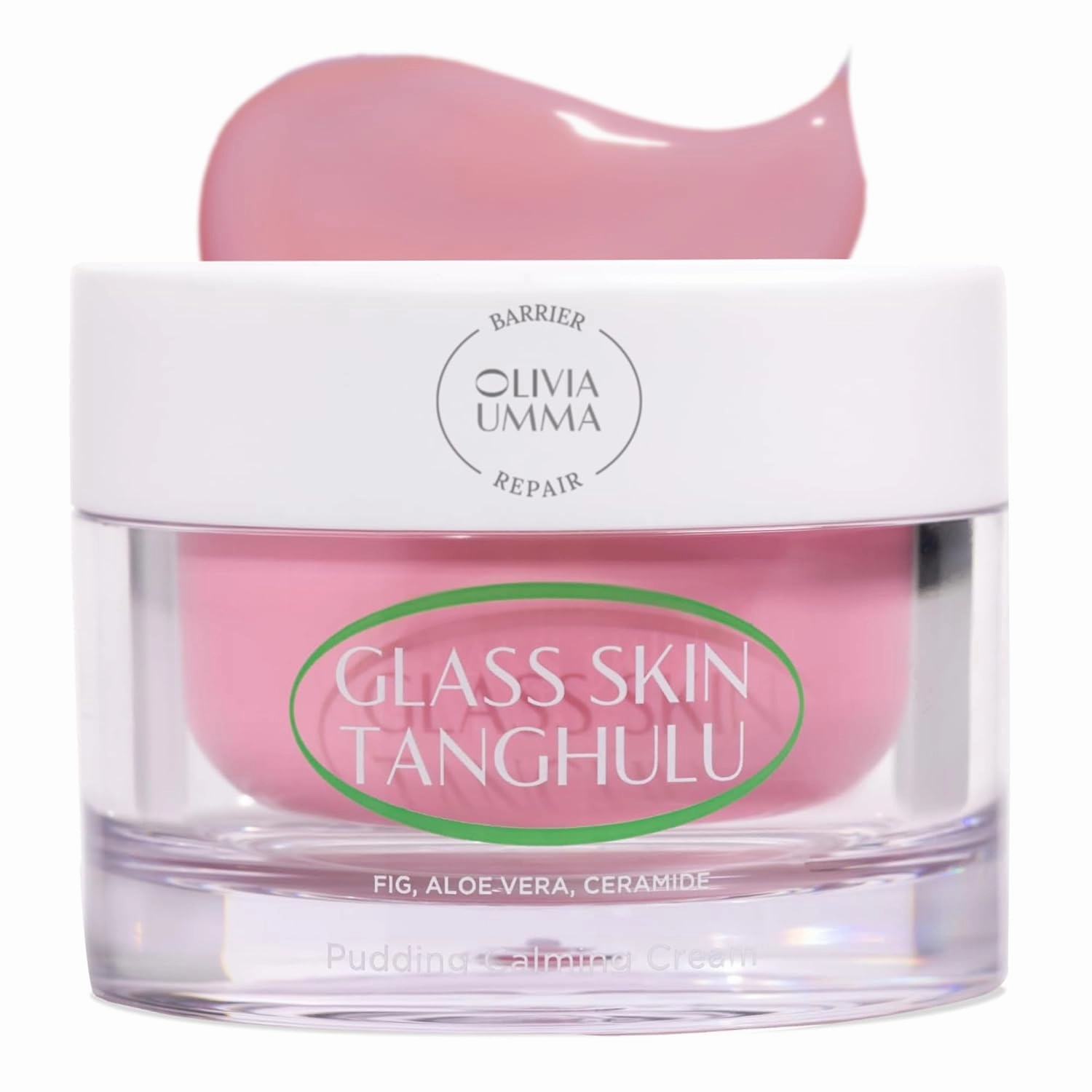 Glass Skin Tanghulu Fig Pudding Calming Cream - Korean Skin Care Moisturizer Face Cream for Skin Barrier Repair & Hydration - Soothing korean moisturizer with Aloe Vera   Ceramide - 50g