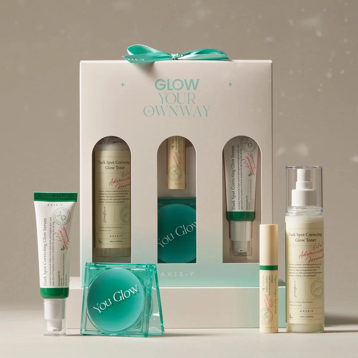 Glow Your Own Way Set [Toner   Eye Serum   Serum   Mirror]
