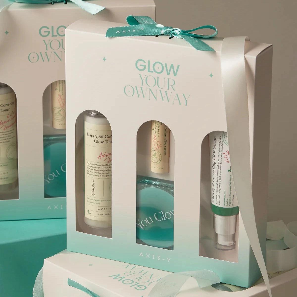 Glow Your Own Way Set [Toner   Eye Serum   Serum   Mirror]