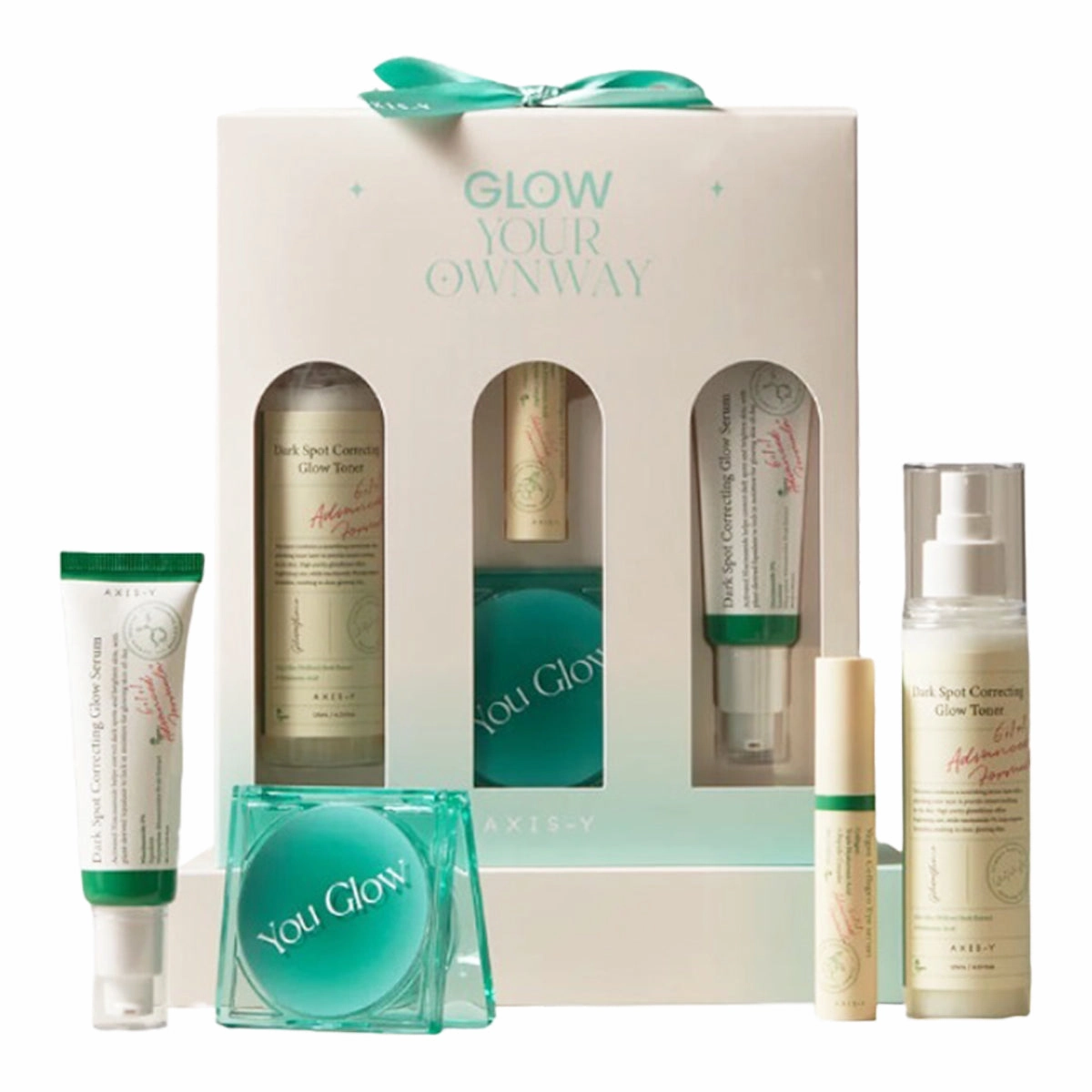 Glow Your Own Way Set [Toner   Eye Serum   Serum   Mirror]