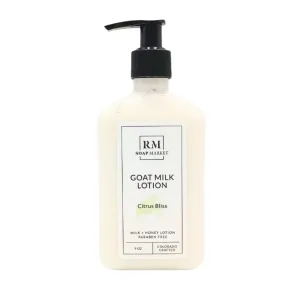 Goat Milk Lotion, Citrus Bliss Fragrance, Hydrating Lotion for Men & Women With Nourishing Goat Milk, Shea Butter, Sunflower Oil & Aloe, Packed With Vitamin A, E & Selenium, 9 Oz