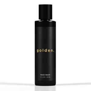 Golden Grooming Co. Men's Face Wash | Aloe Vera & Vitamin E | Natural Facial Cleanser for Sensitive & Oily Skin | Deep Cleansing & Hydrating Foam Wash, 4oz