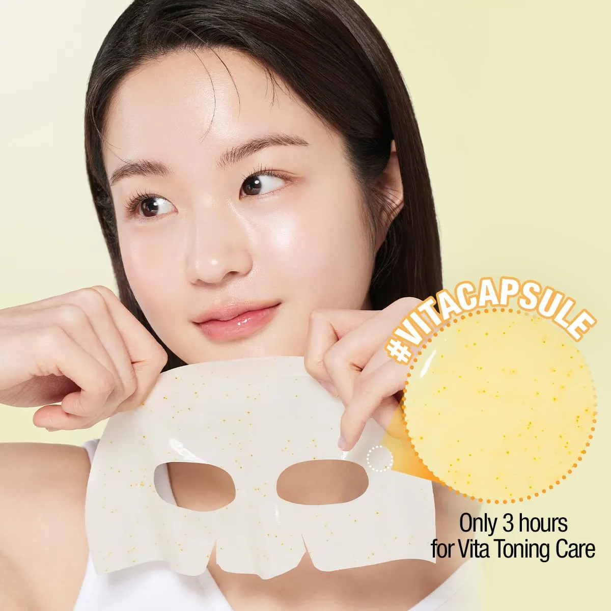 GOODAL Green Tangerine Vita C Collagen Gel Mask, Deep Moisturizing, Glowy Skin, Overnight Facial Mask, Travel Essential, Korean Skin Care [5EA]