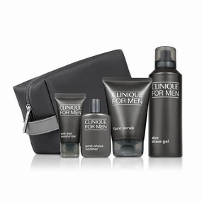 Great Skin for Him skin care set for men Face Scrub 100ml   Anti-Age Moisturizer 100ml   Post-Shave Soother 35ml   Aloe Shave Gel 41ml