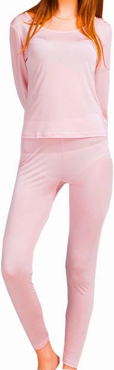 Grenasasilk Womens Silk Long Underwear Mulberry Silk Long Johns Silk Thermal Underwear Sets Cold Weather Base Layer