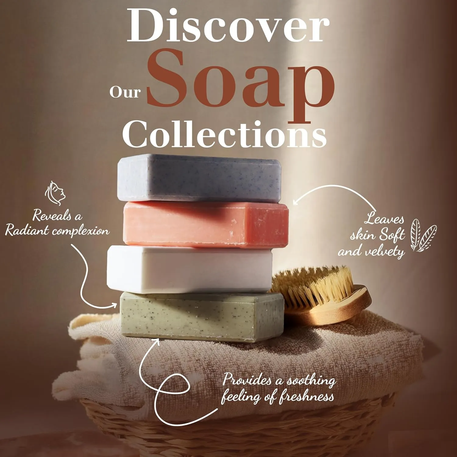 Hand & Body Soap Bars Trio - Aloe Vera Moisturizing French Soap with Organic Shea Butter - Rich Creamy Lather - 97% Natural Ingredients - Solid Bath Cleanser Made in Provence - 3x4.4 oz