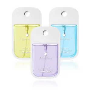 Hand Sanitizer Spray, Travel Size Spray Hand Sanitizer for Car Power Mist Hydrating Teen Girl Gifts, 1.5FL.OZ Trio Set (Vanilla, Lavender, Ocean