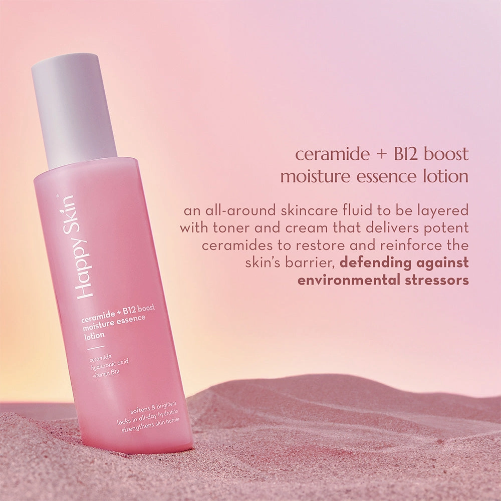 Happy Skin Ceramide   B12 Boost Moisture Essence Lotion