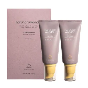 Haruharu Wonder Black Rice Pure Mineral Relief Daily Sunscreen 1.69 fl.oz (Pack of 2)
