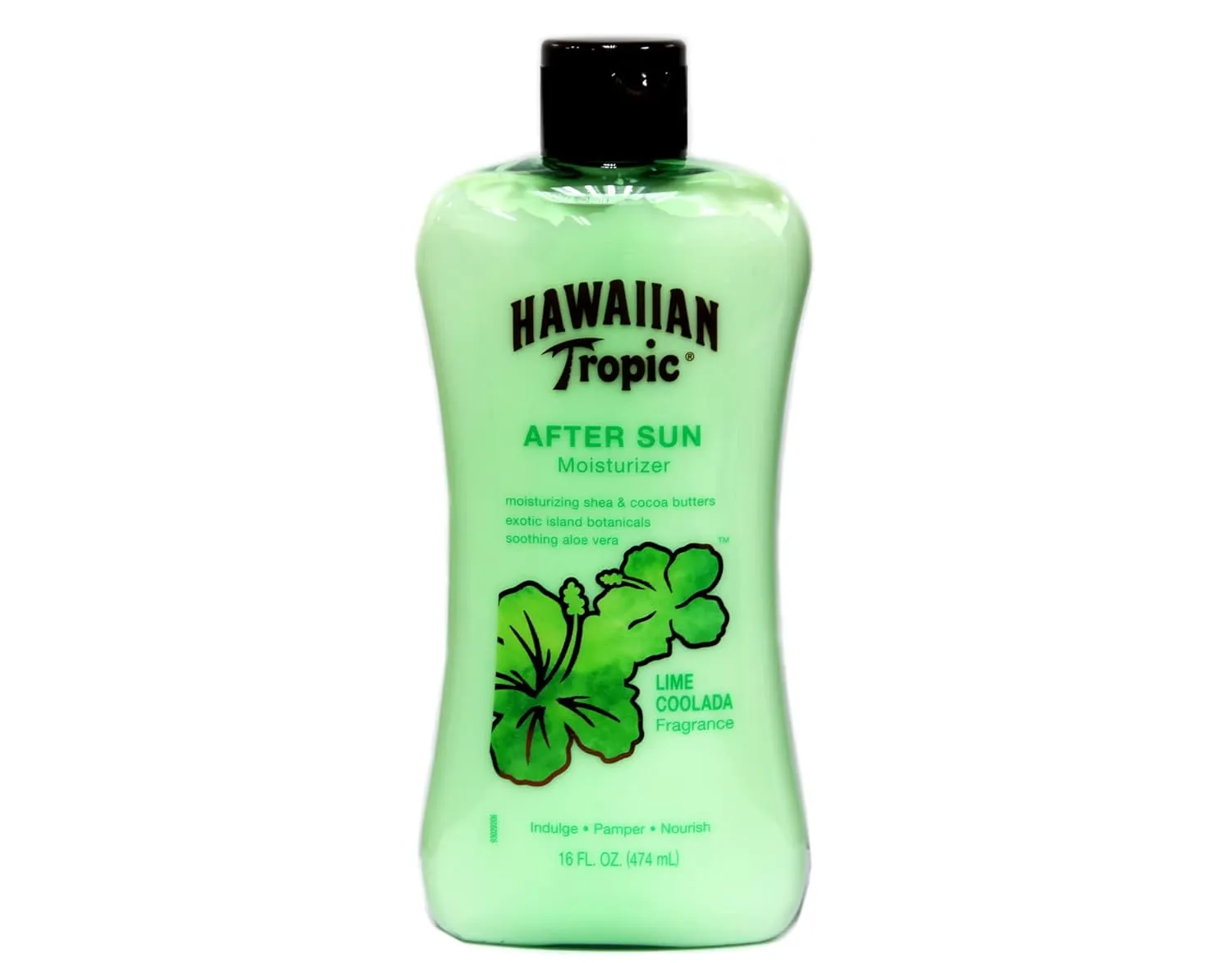 Hawaiian Tropic Lime Coolada After Sun Moisturizer 16 oz (Pack of 4)