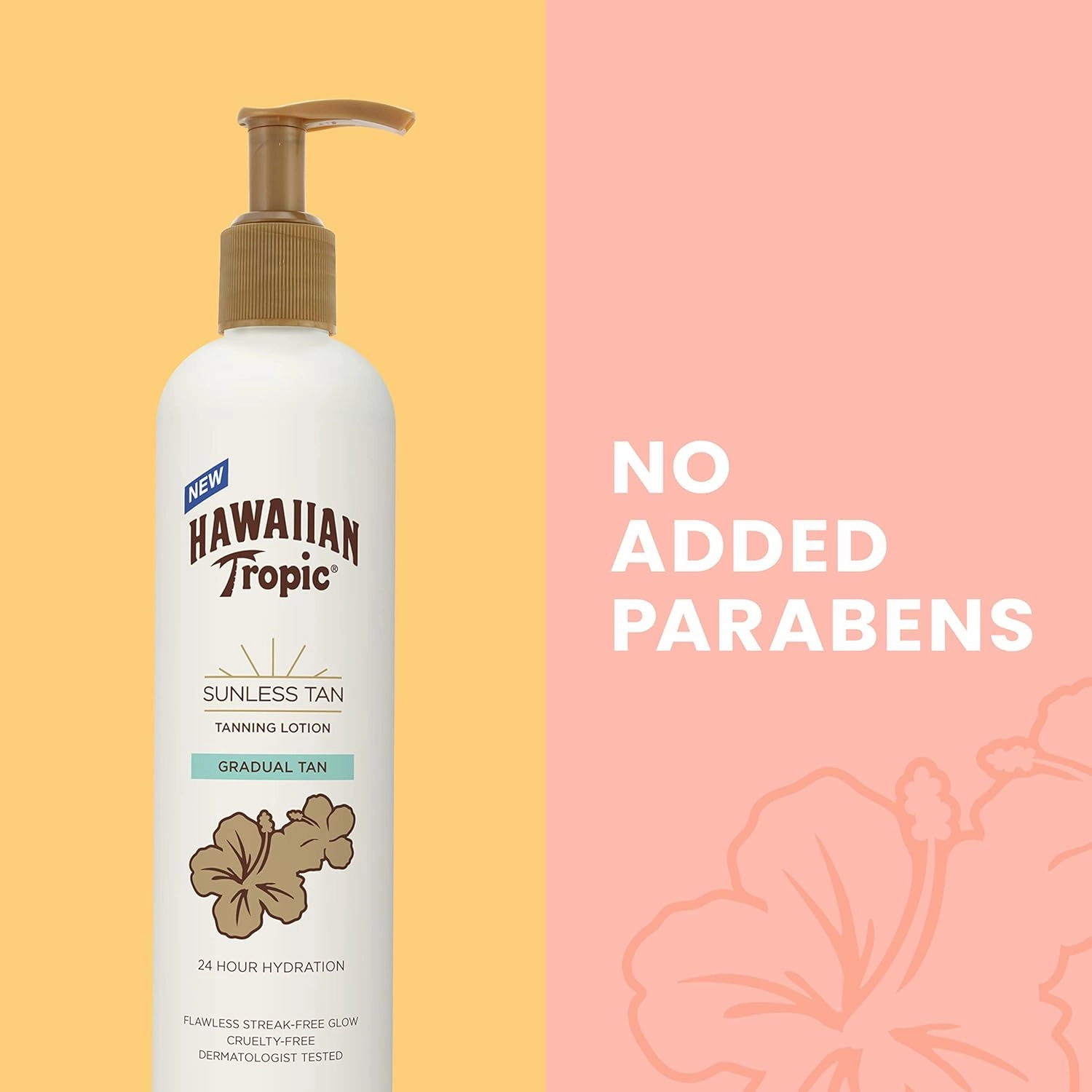 Hawaiian Tropic Gradual Tan Self Tanning Lotion, 12.6oz | Sunless Tanner