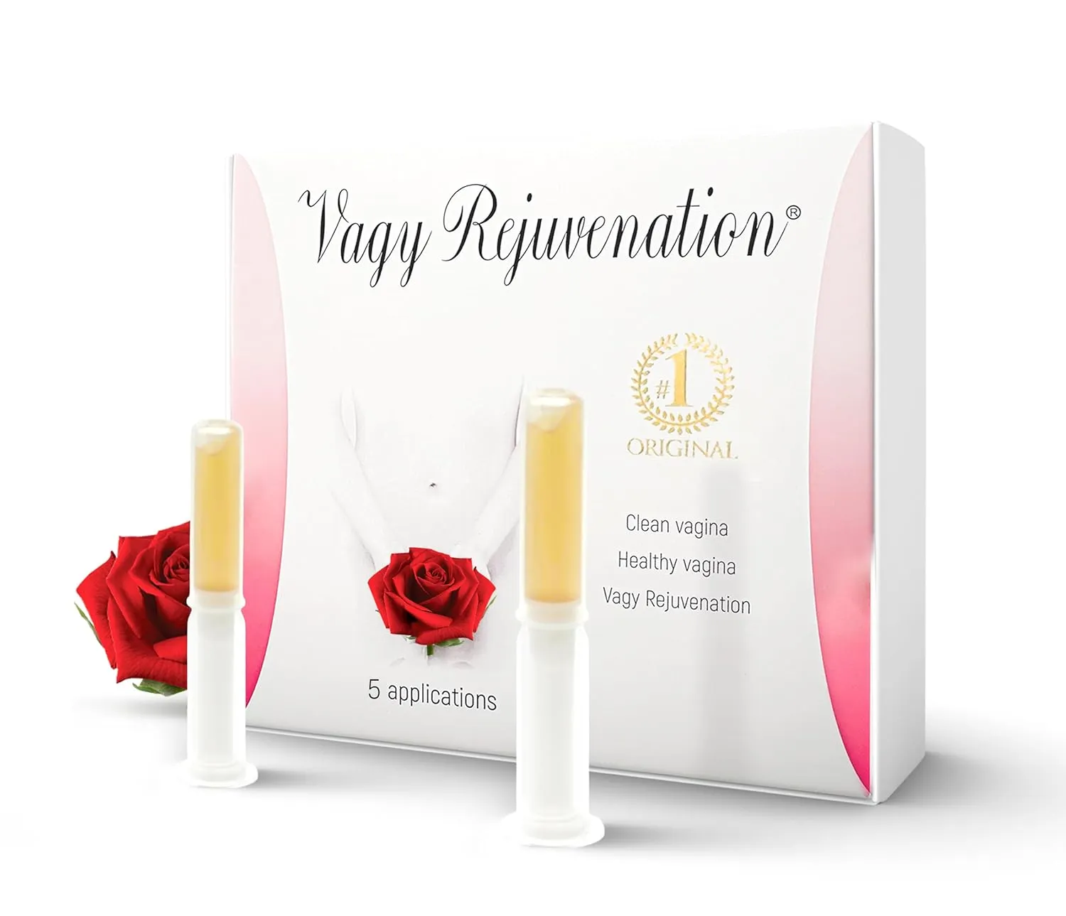 Herbal Gels - 5 Application Vaginal Treatment - Natural Moisturizer for Dryness Treatment - Helps Vaginal pH Balance - Botanical Gel for Menopausal Women