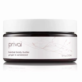 Herbal Body Butter, 8 fl oz, Shea Butter, Ginger & Sandalwood, Highly Nourishing For Dryness