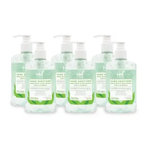 Highmark® Hand Sanitizer With Aloe, Floral Scent, 8 Oz, Green, Case Of 6 Bottles
