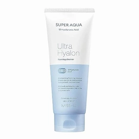 HN Super Aqua Ultra Hyalron Foaming Cleanser | Hyaluronic acid | Korean Foaming cleanser I Fash Wash | Skin Clarifying | 200ml