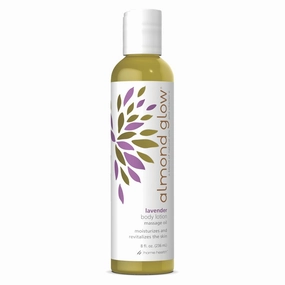 Home Health Almond Glow Body Lotion, Lavender - 8 fl oz - Moisturizes & Revitalizes the Skin - Includes Vitamin E   Peanut, Olive & Lanolin Oils - Non-GMO, Vegetarian Friendly