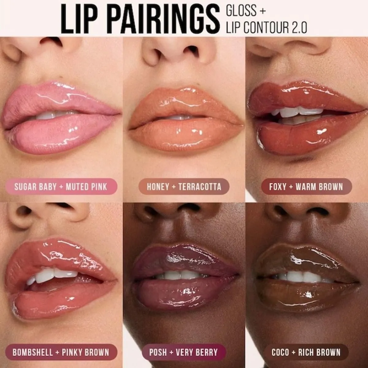 Huda Beauty Faux Filler Extra Shine Lip Gloss - Honey (light peachy nude) .13 oz / 3.9 ml