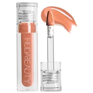 Huda Beauty Faux Filler Extra Shine Lip Gloss - Honey (light peachy nude) .13 oz / 3.9 ml