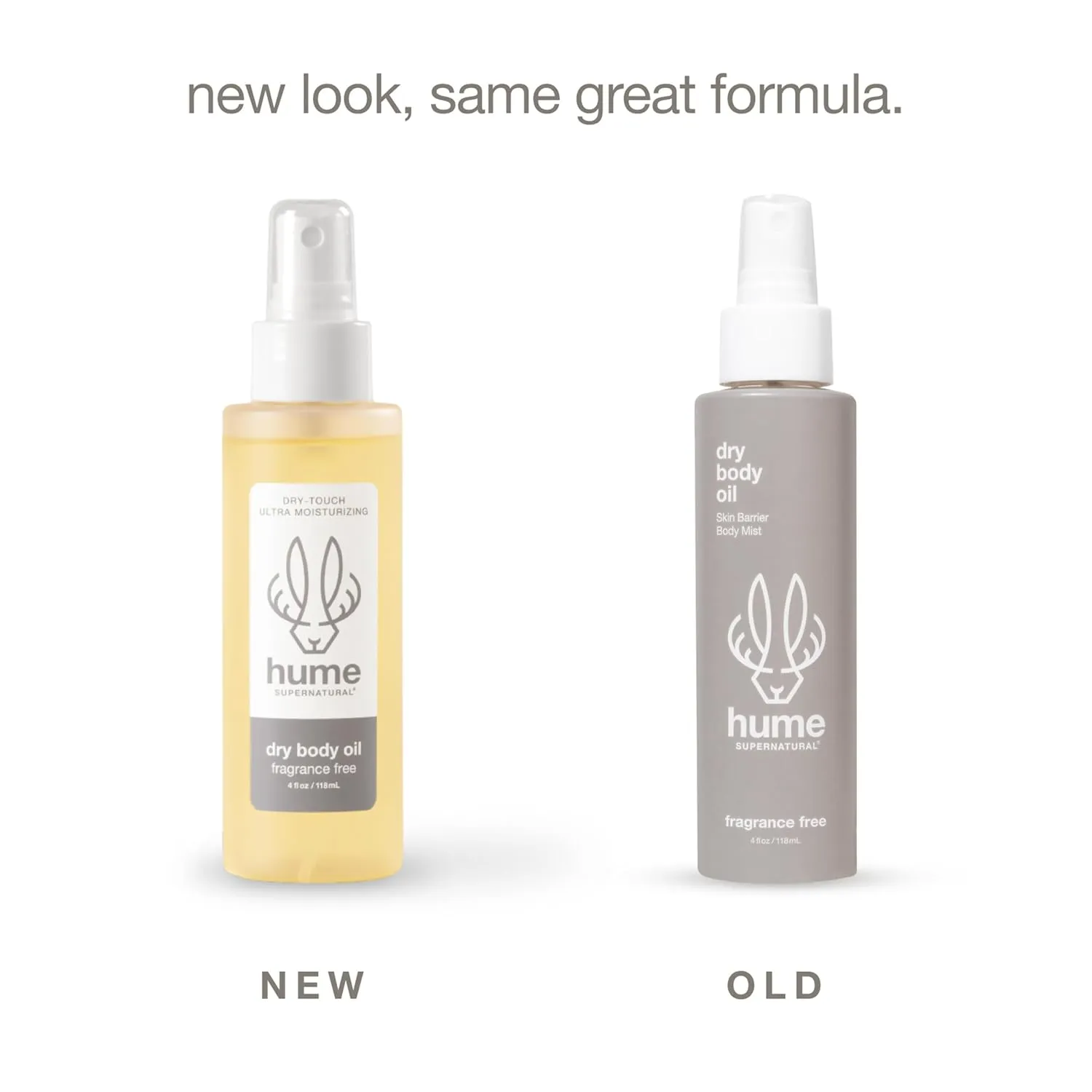 HUME SUPERNATURAL Dry Body Oil Spray - Moisturizing Oil for Dry Skin, After Shower Body Oils for Women and Men, Dry Oil Body Spray, Nourishing, Hydration, Glow, Desert Bloom, 1-Pack
