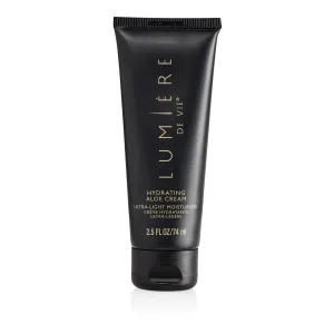 Hydrating Aloe Cream - Ultra-Light Moisturizer for Smooth, Elastic Skin, Soothes Post Shave Irritation, Enhances Hydration, Hyaluronic Acid & Aloe - Anti-Aging Face Cream (2.5 fl. oz)