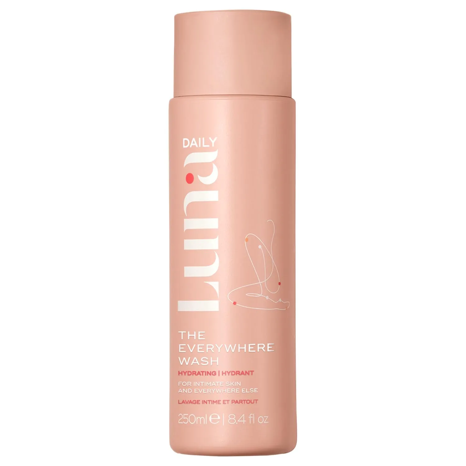 Hydrating Feminine Wash, Soft Cotten Scent | pH-Balanced Body Wash for Sensitive Skin | Moisturizing Daily Cleanser with Soothing Aloe for Daily Relief | Gentle & Pregnancy-Safe, 250ml