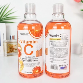 Hydrating and Brightening Essence with Arbutin, Moisturizing Facial Serum 500ml (Vitamin C)