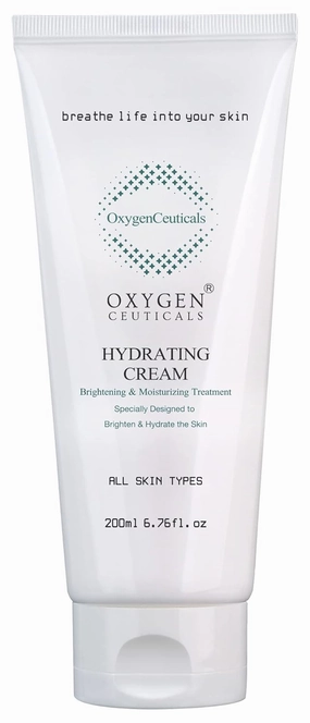 Hydrating Cream (200ml /6.76 oz) – Intensive Moisturizing Face Cream with Hyaluronic Acid, Niacinamide, and Betaine